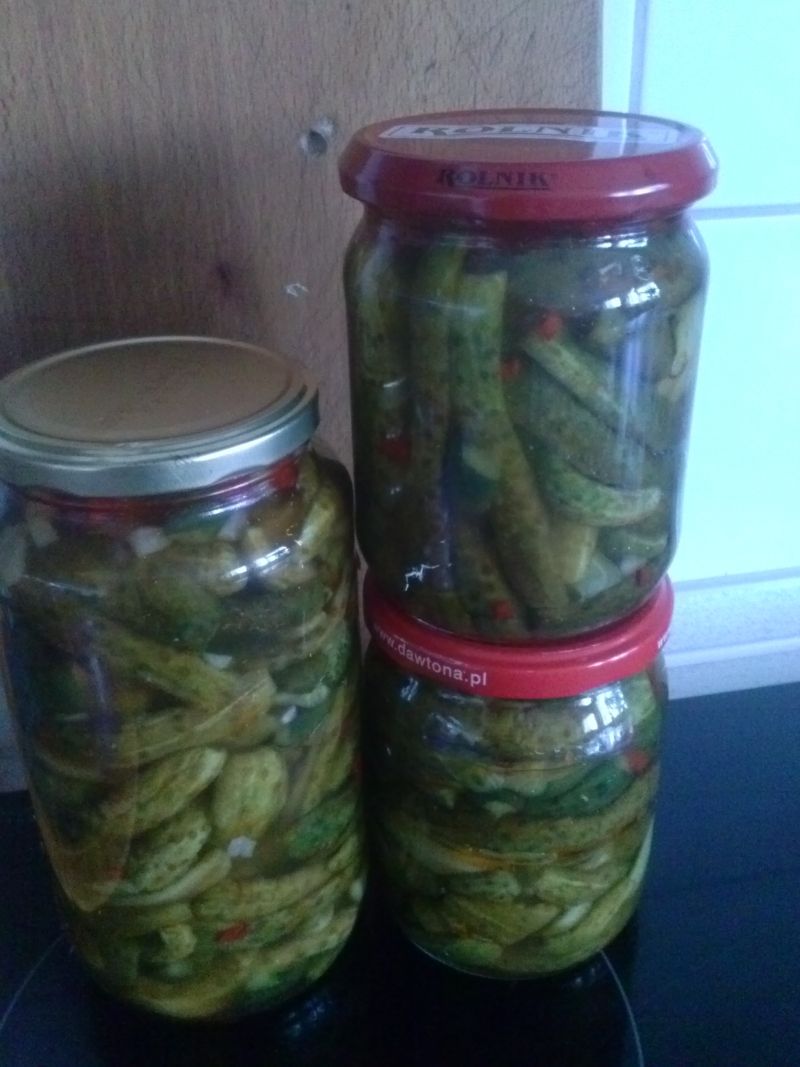 Moje ostre ogóreczki na zimę Moje ostre ogóreczki na zimę