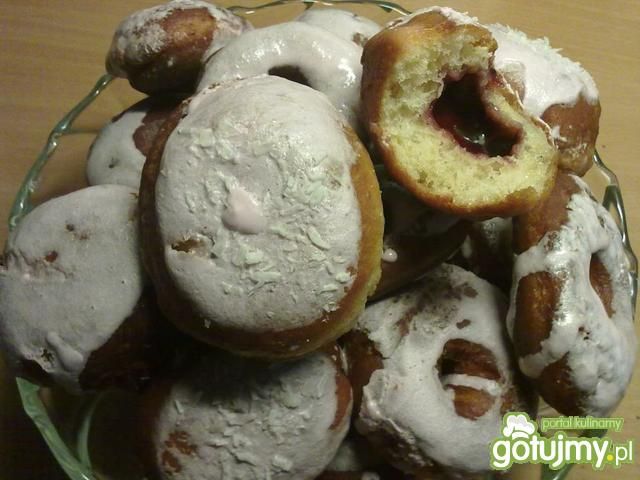 Moje pączki z konfiturą różaną Moje pączki z konfiturą różaną