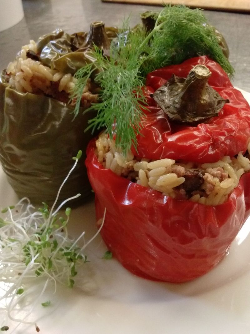 Moje papryki faszerowane