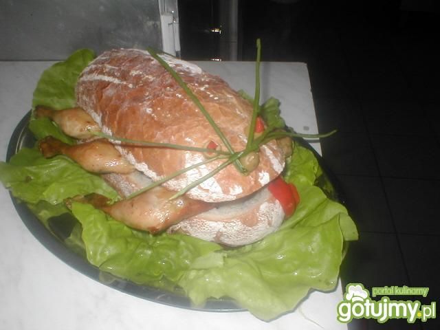 moje pieczone udka drobiowe w chlebku