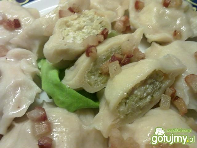 moje pierogi z kapustą i twarogiem