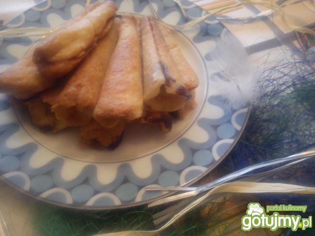 Moje pierwsze kruche rurki z kremem Moje pierwsze kruche rurki z kremem