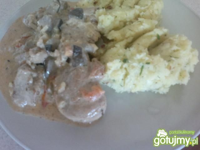 moje polędwiczki z grzybami