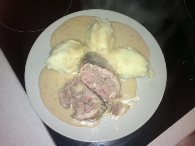 Moje schabowe rolady w śmietanie Moje schabowe rolady w śmietanie