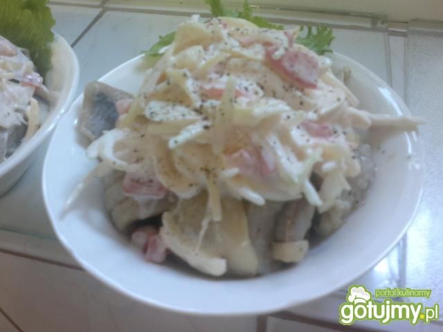 Moje śledzie w śmietanie z pomidorem Moje śledzie w śmietanie z pomidorem