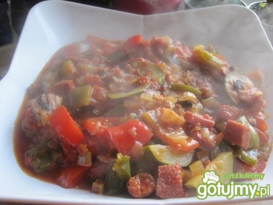 Moje warzywne kolorowe leczo  Moje warzywne kolorowe leczo