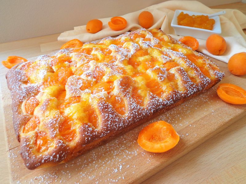 Morelowe ciasto z białą czekoladą