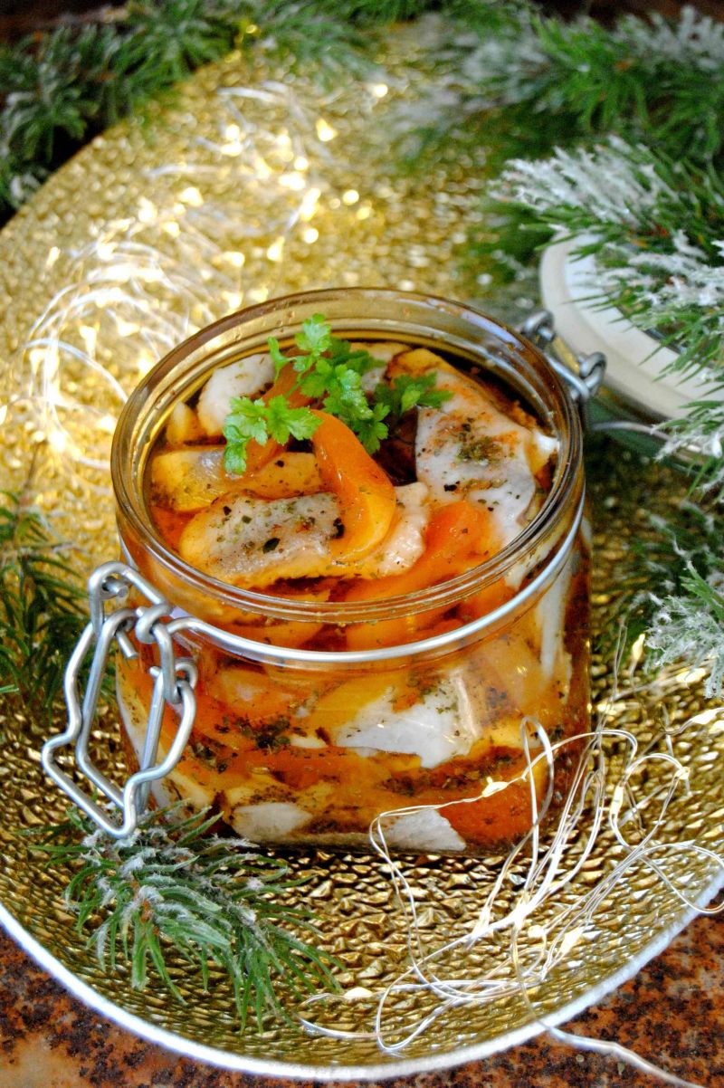 Morelowe śledzie Morelowe śledzie