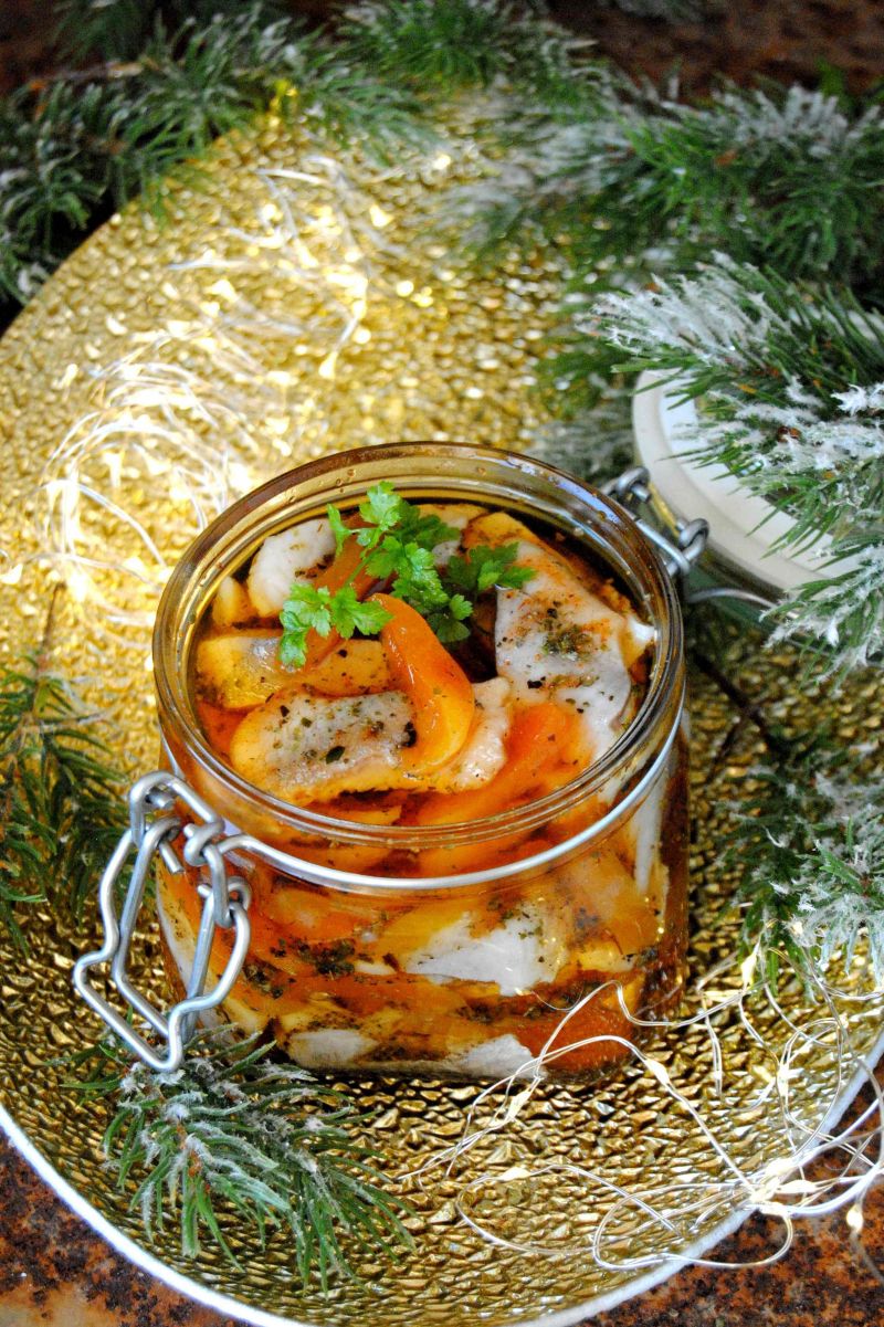 Morelowe śledzie Morelowe śledzie