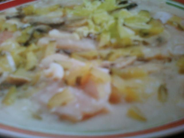 Morszczuk na szaro i zielono Morszczuk na szaro i zielono