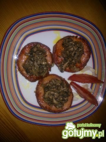 Mortadelowe miseczki z nadzieniem Mortadelowe miseczki z nadzieniem