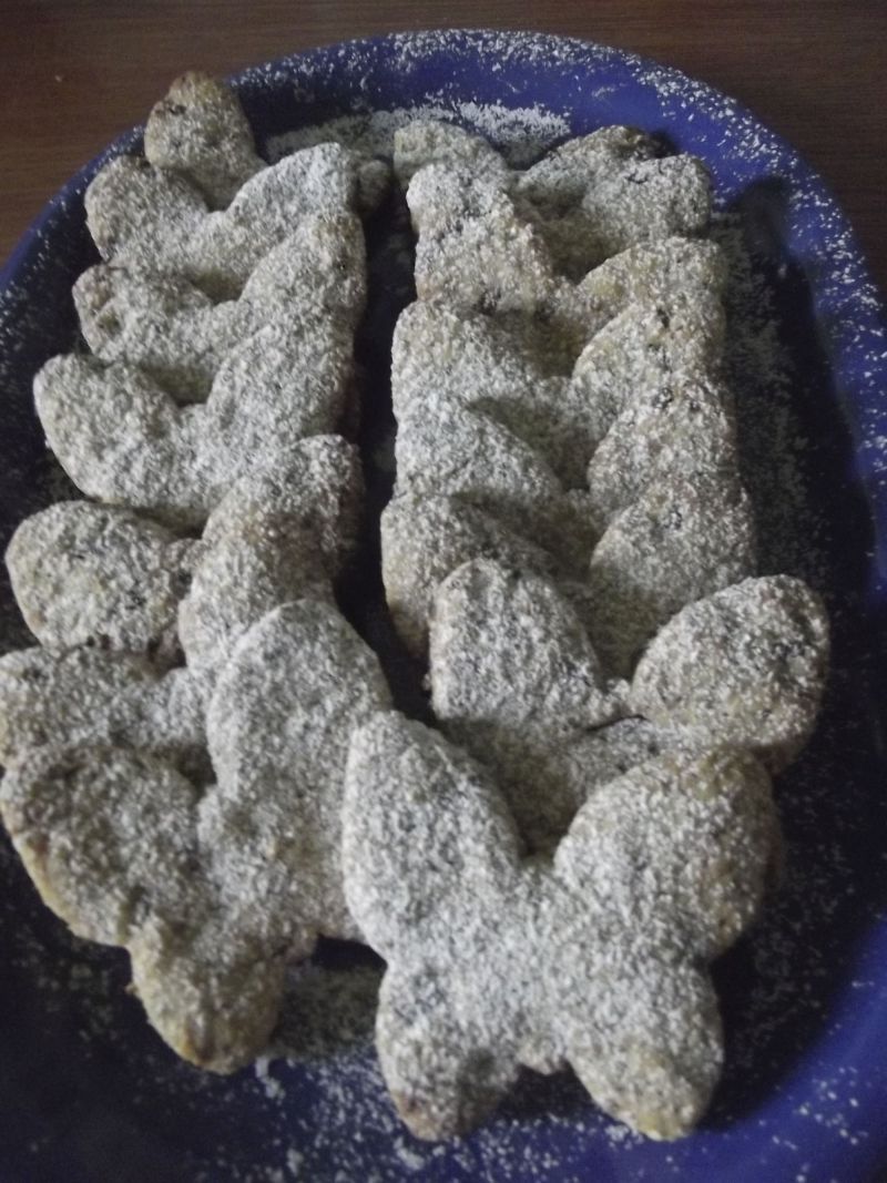 Motylki orzechowo czekoladowe Motylki orzechowo czekoladowe