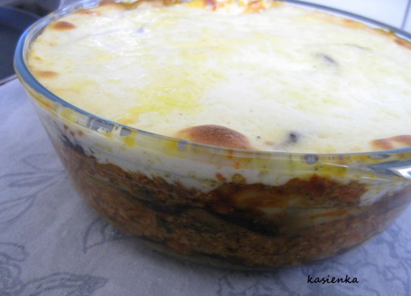 Moussaka z ziemniakami Moussaka z ziemniakami