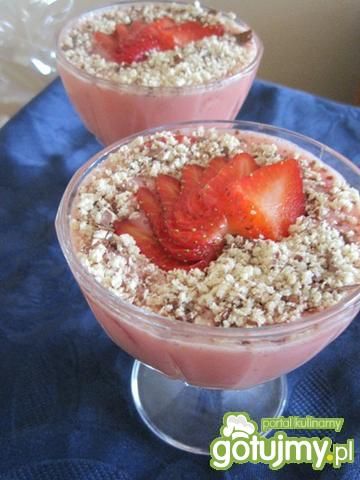 Mousse de morango, czyli mus truskawkowy