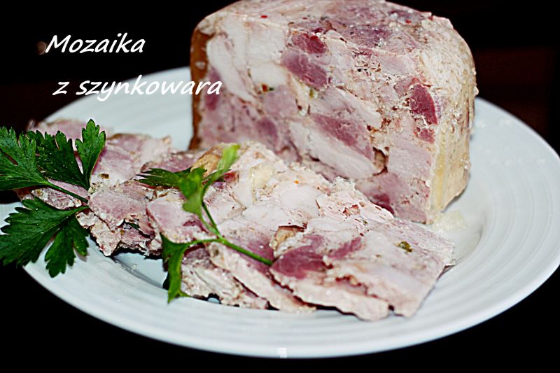 Mozaika z szynkowara  Mozaika z szynkowara