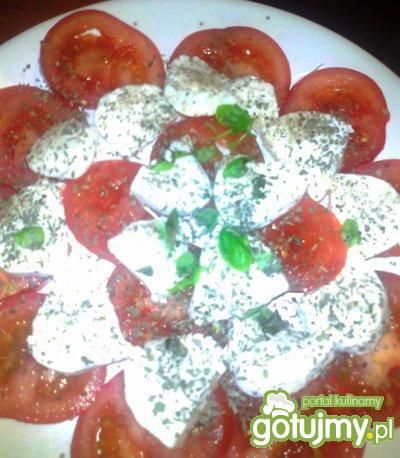 mozzarella z pomidorami i bazylią mozzarella z pomidorami i bazylią