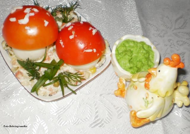 ,,Muchomorek,,- sałatka jarzynowa :