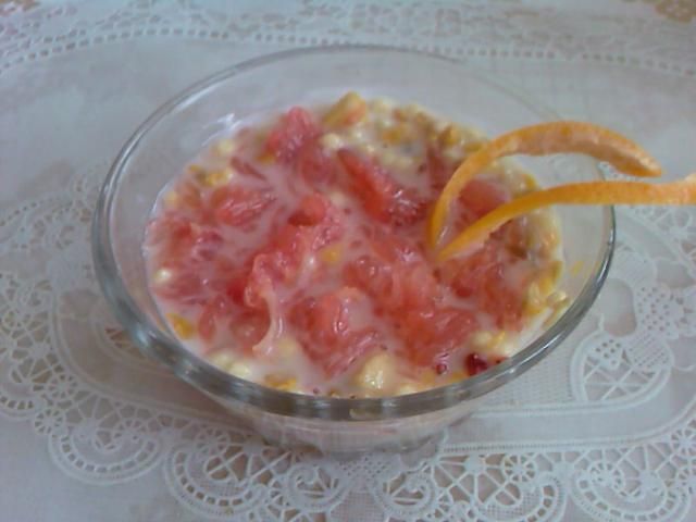 Muesli z grejpfrutem    Muesli z grejpfrutem
