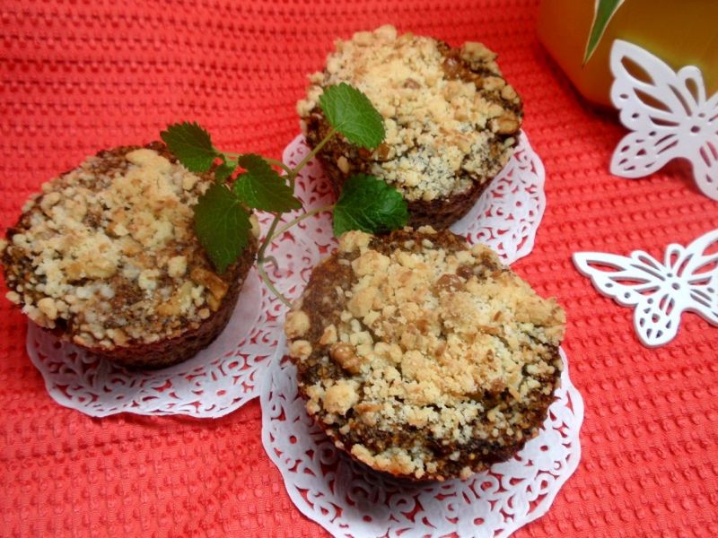 Muffinki duże z posypką  