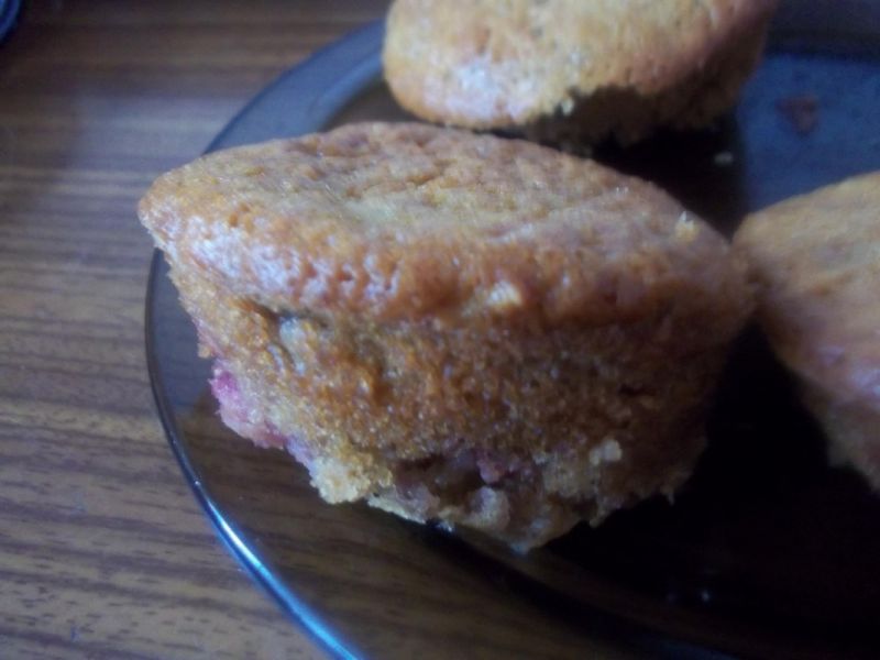 Muffinki bananowo-truskawkowe