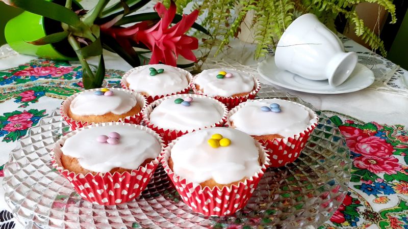 Muffinki cytrynowe na serku-wersja lekka Muffinki cytrynowe na serku-wersja lekka