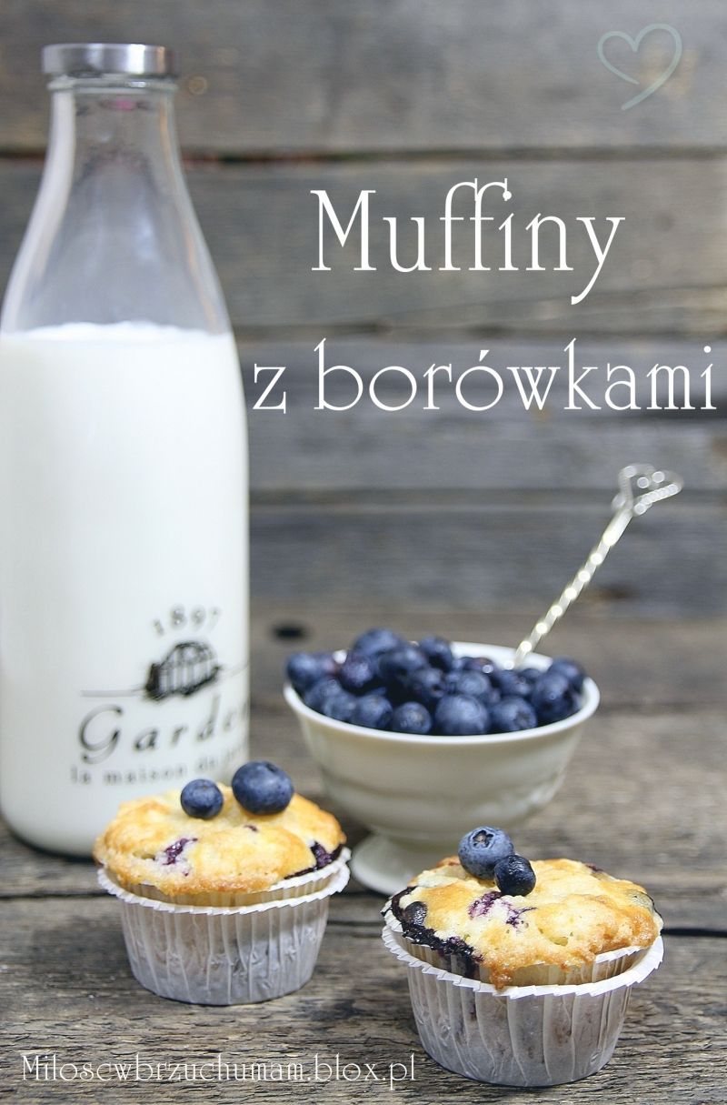 Muffinki cytrynowe z borówkami Muffinki cytrynowe z borówkami