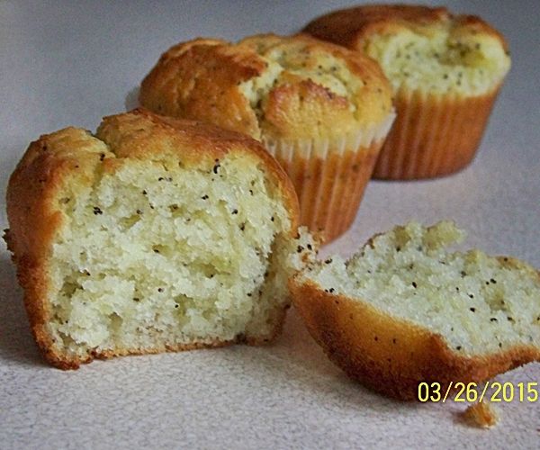 Muffinki cytrynowe z nasionami chia Muffinki cytrynowe z nasionami chia