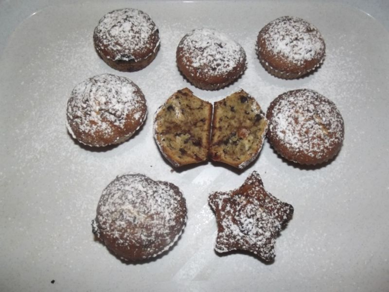 Muffinki czekoladowo orzechowe Muffinki czekoladowo orzechowe