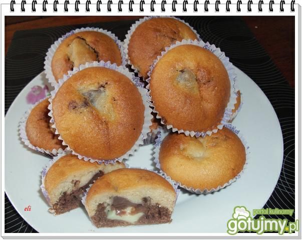 Muffinki Eli podwójnie nadziane