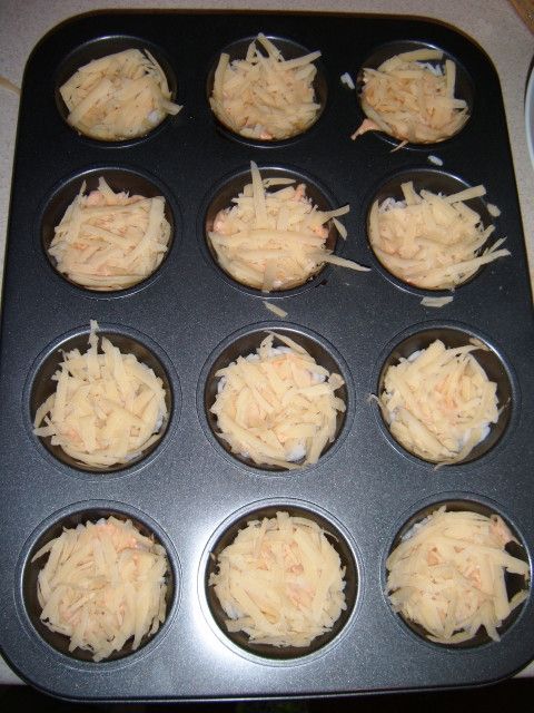Muffinki gyrosowe - zapiekane