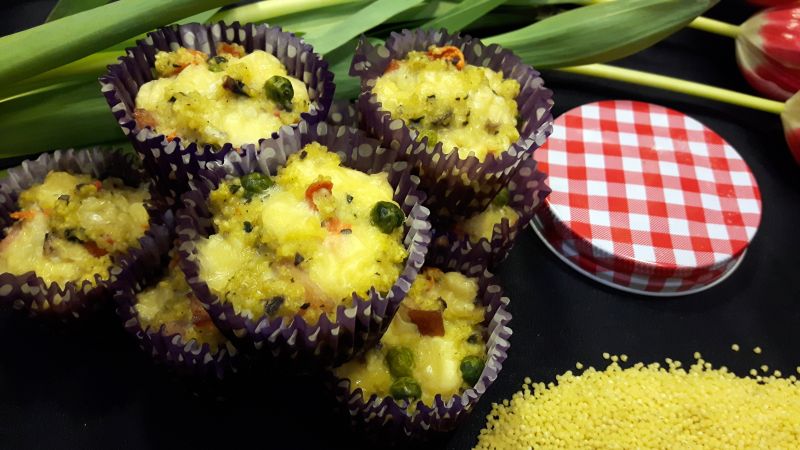 Muffinki jaglane  Muffinki jaglane