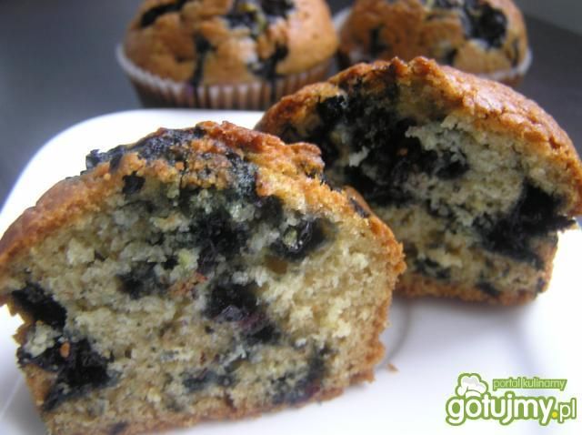 Muffinki jagodowe Bernadetty Muffinki jagodowe Bernadetty