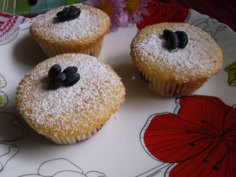 Muffinki jogurtowo-jagodowe