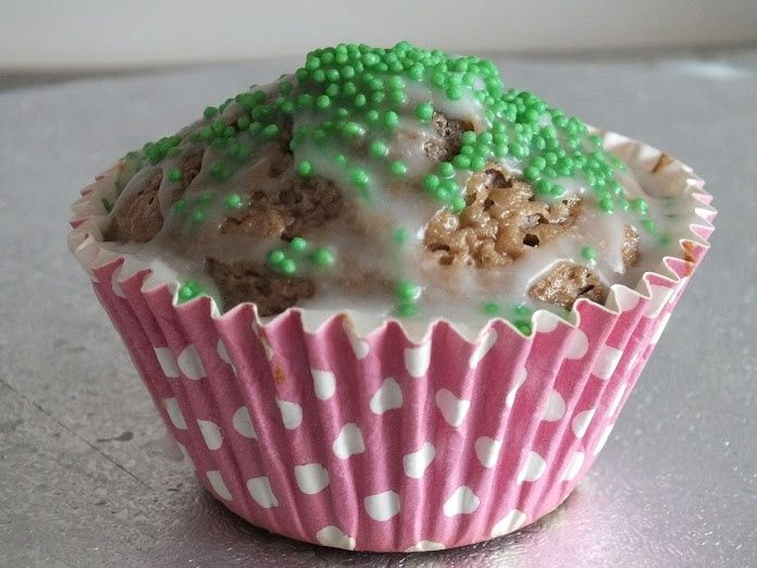 Muffinki kakaowe z lukrem