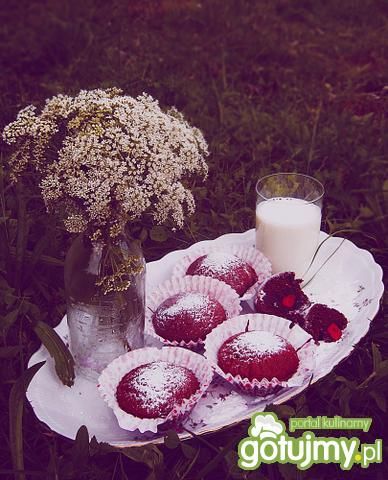 Muffinki kakaowe z marchewką . Muffinki kakaowe z marchewką .