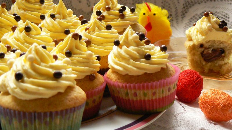 Muffinki kokosowe z niespodzianką