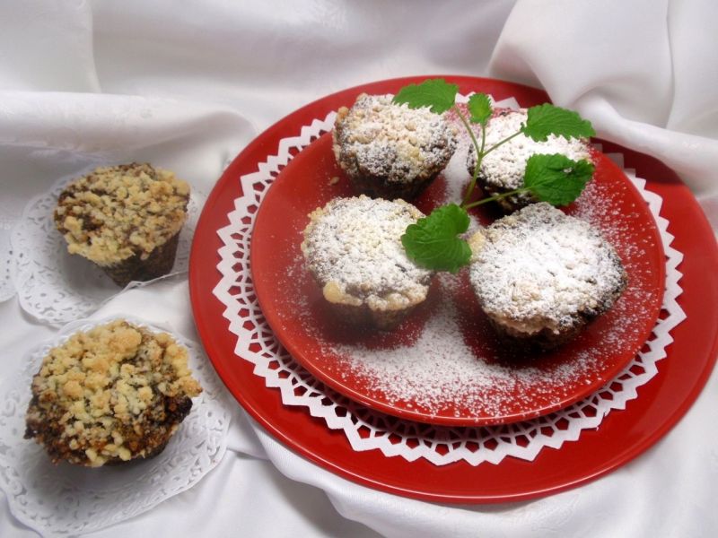 Muffinki makowe z.kruszonką Muffinki makowe z.kruszonką