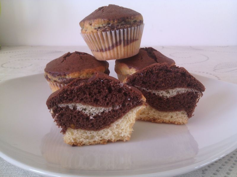 Muffinki „mała zebra”