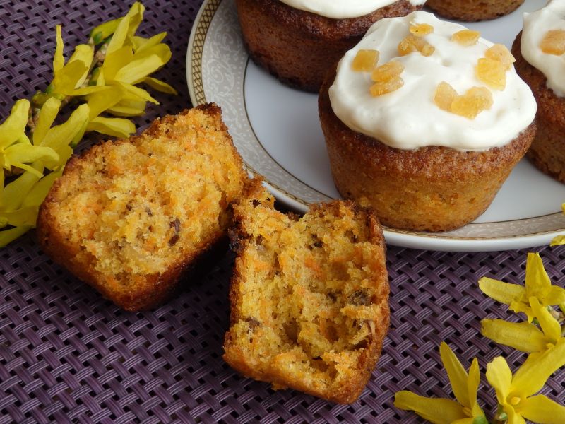 Muffinki marchewkowe