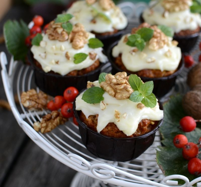 Muffinki marchewkowe pod czapką Muffinki marchewkowe pod czapką