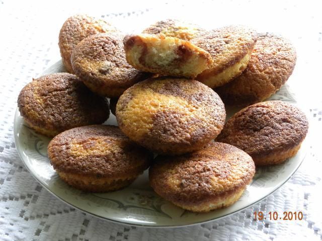 Muffinki marmurkowe