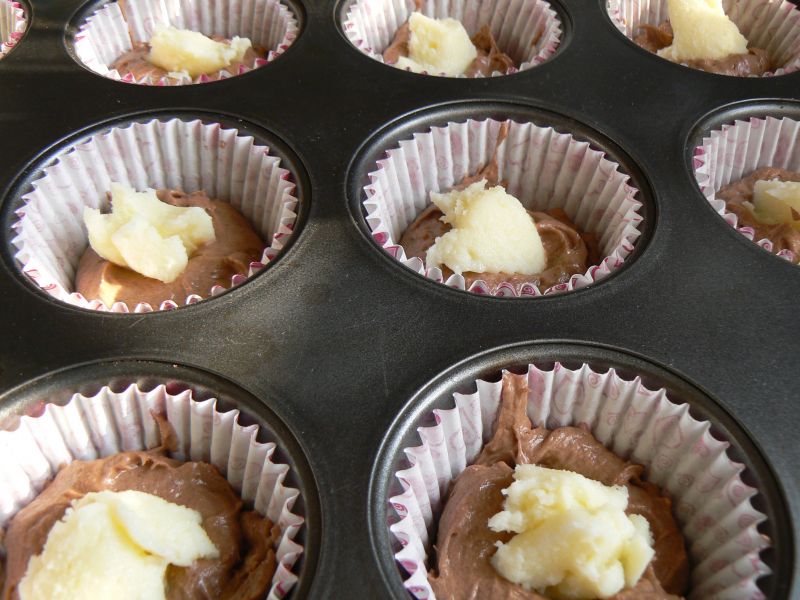 Muffinki migdałowo kakaowe