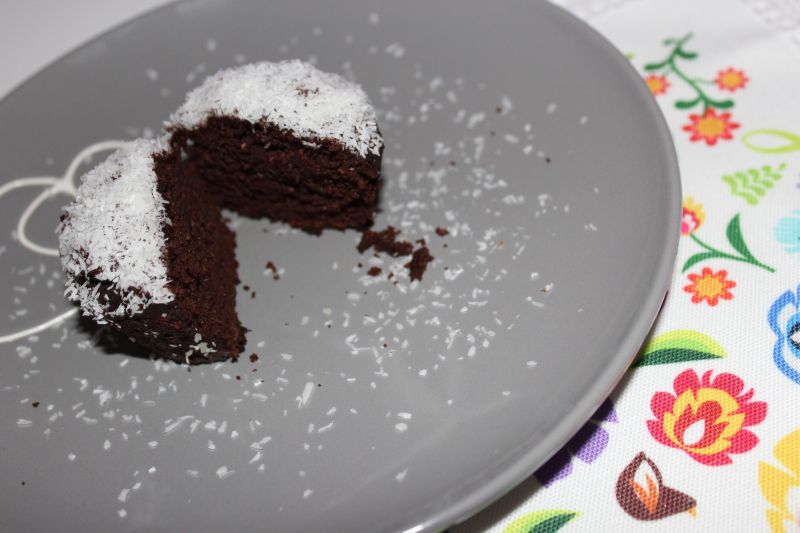 Muffinki mocno czekoladowe z kokosem Muffinki mocno czekoladowe z kokosem