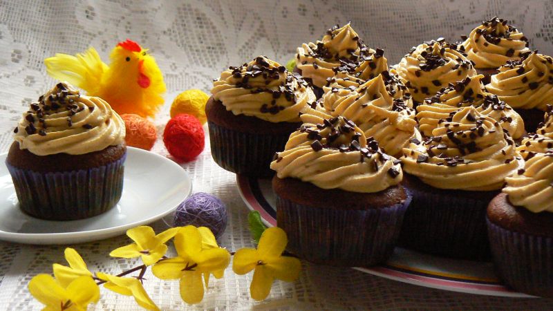 Muffinki mocno kakaowe