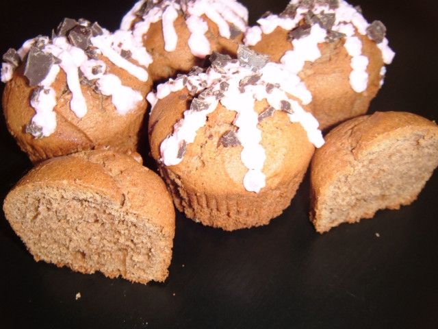 Muffinki na bazie mlecznej czekolady