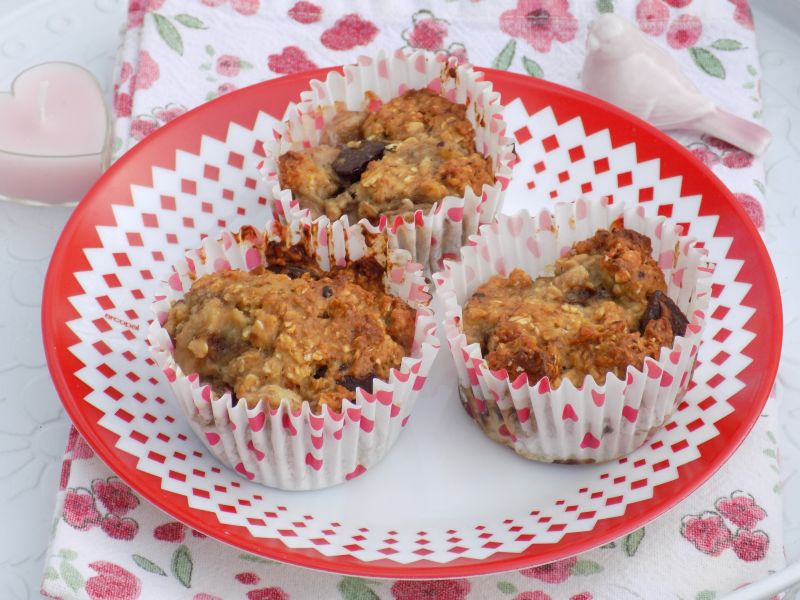 Muffinki owsiano-bananowe Muffinki owsiano-bananowe