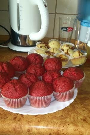 Muffinki red velvet Muffinki red velvet