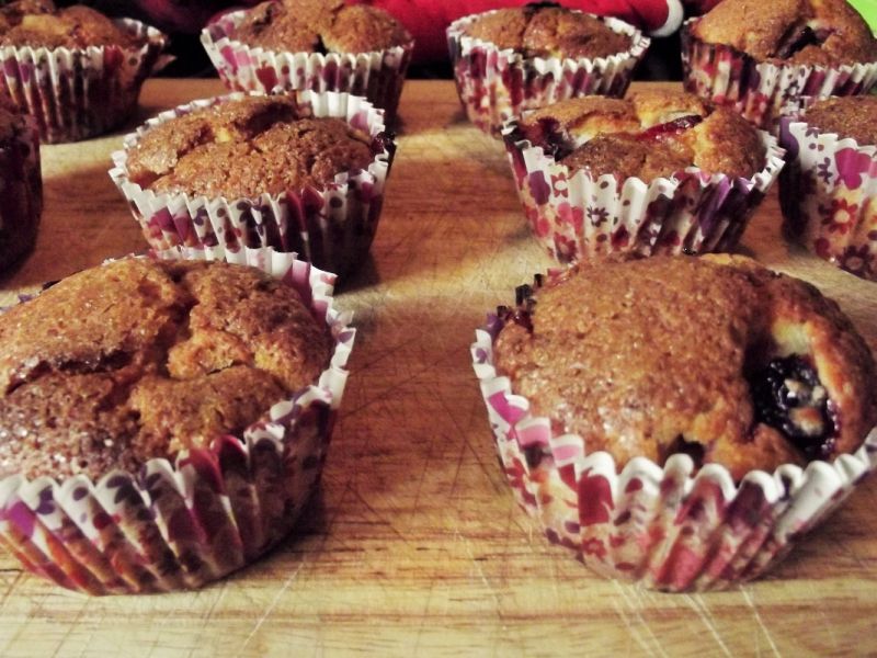 Muffinki śliwkowe  Muffinki śliwkowe