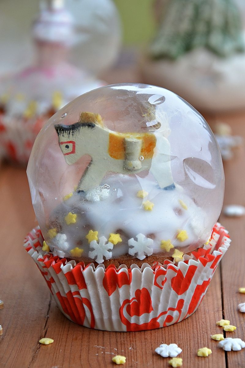 Muffinki śnieżne kule
