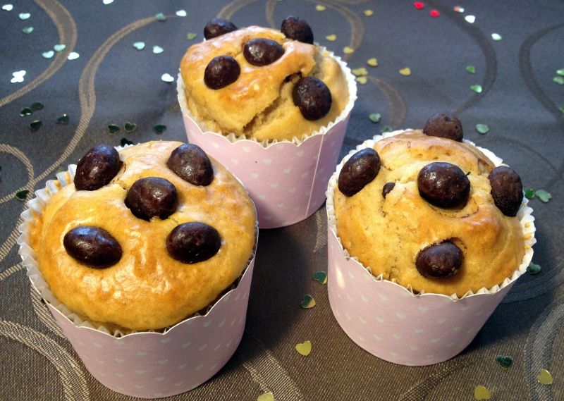 Muffinki toffi z maltikeksami Muffinki toffi z maltikeksami